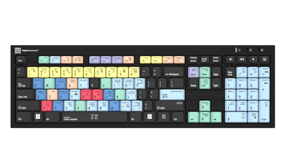 Cubase & Nuendo<br>NERO Slimline Keyboard – Windows<br>